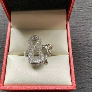 Sterling Silver Snake Ring